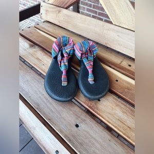 Size 9 Sanuk Flip Flops